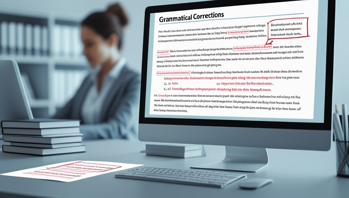 AI Article Grammar Correction
